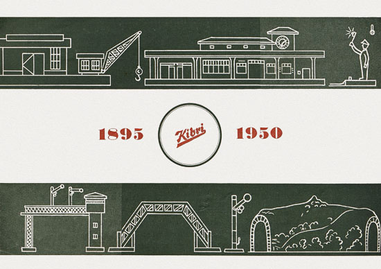 Kibri Katalog Eisenbahn-Zubehör 1950