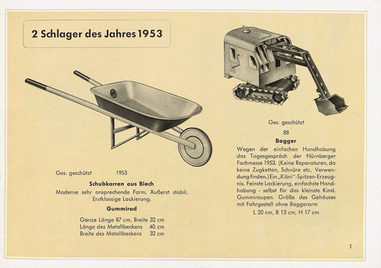 Kibri Katalog 1953