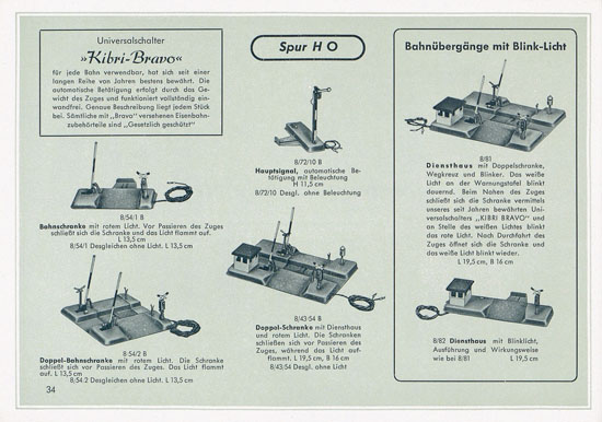 Kibri Katalog 1953