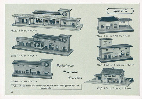 Kibri Katalog 1953