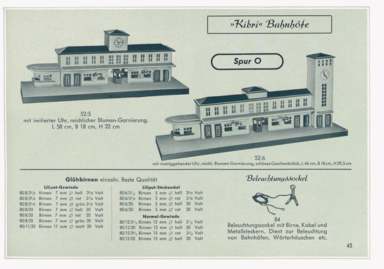 Kibri Katalog 1953