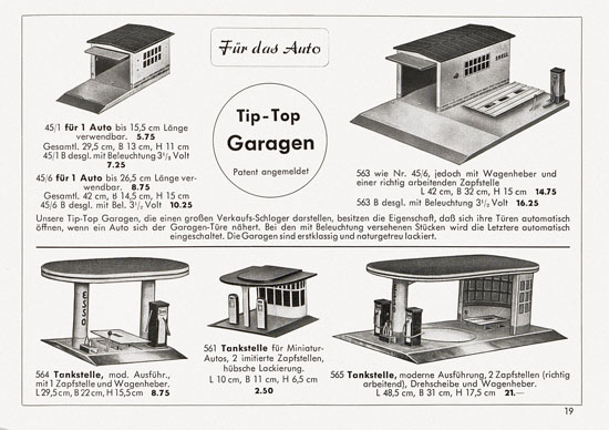 Kibri Katalog Eisenbahn-Zubehör 1953