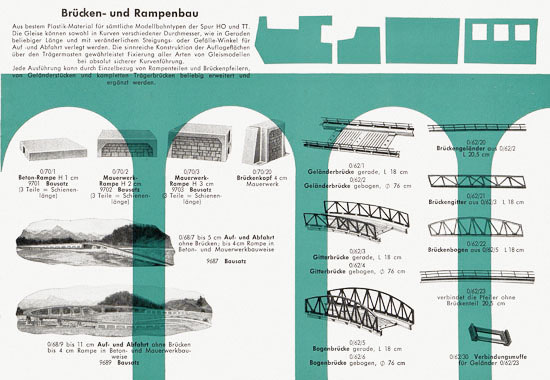 Kibri Katalog Modellbahn-Zubehör 1959