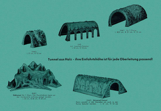 Kibri Katalog Modellbahn-Zubehör 1959