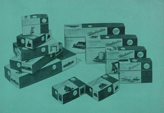 Kibri Katalog Modellbahn-Zubehör 1959