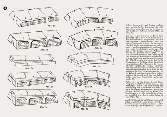 Kibri Modell-Brückenbau 1960