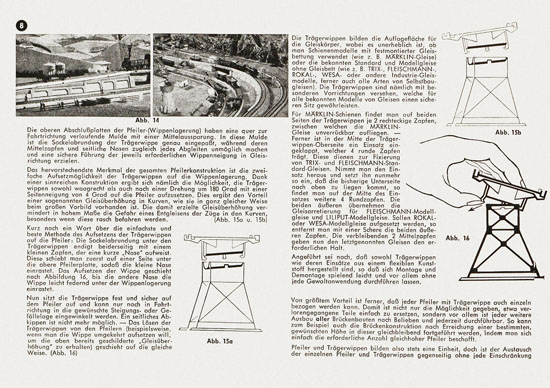 Kibri Modell-Brückenbau 1960