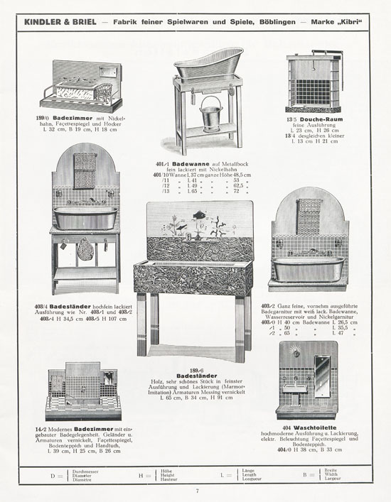 Kibri Katalog 1932