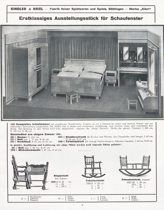 Kibri Katalog 1932