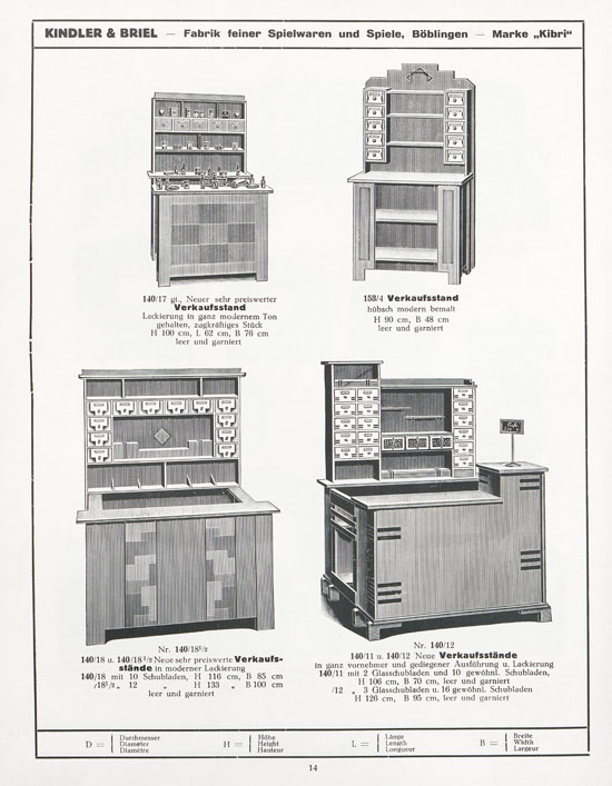 Kibri Katalog 1932