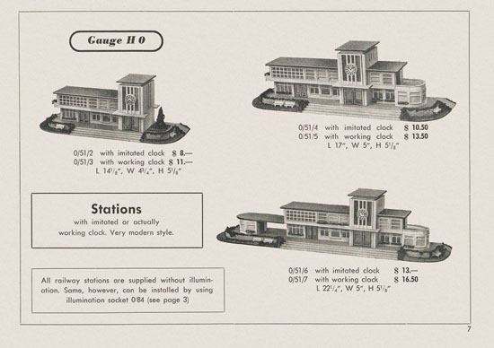 Kibri Railways Accessories catalog 1954