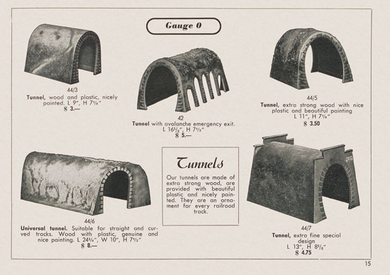 Kibri Railways Accessories catalog 1954