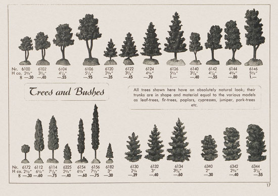 Kibri Railways Accessories catalog 1954