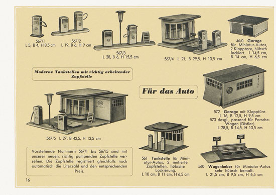 Kibri Spielwaren und Eisenbahn-Zubehörteile 1957