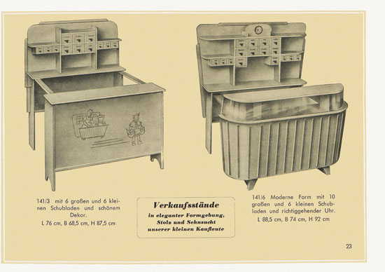 Kibri Spielwaren und Eisenbahn-Zubehörteile 1957