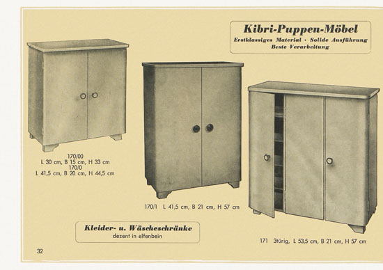 Kibri Spielwaren und Eisenbahn-Zubehörteile 1957