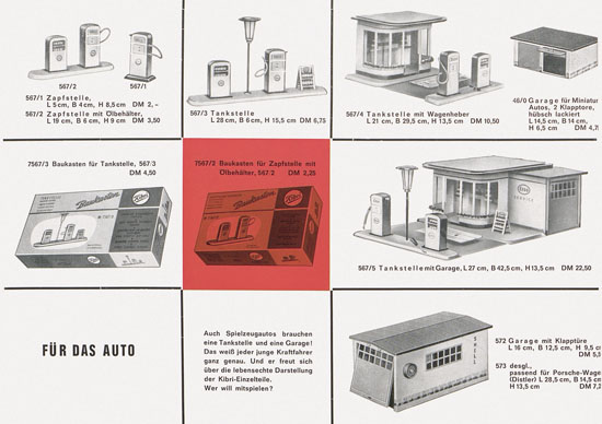 Kibri Spielwaren und Modellbahn-Zubehör 1959