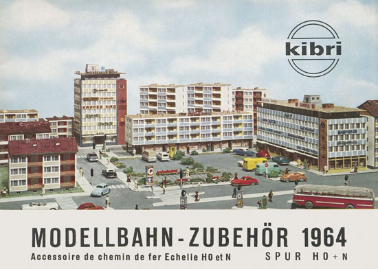 Kibri Katalog Modellbahn-Zubehör 1964