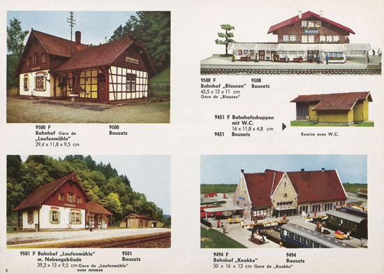 Kibri Katalog Modellbahn-Zubehör 1964