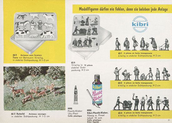 Kibri Katalog Modellbahn-Zubehör 1964