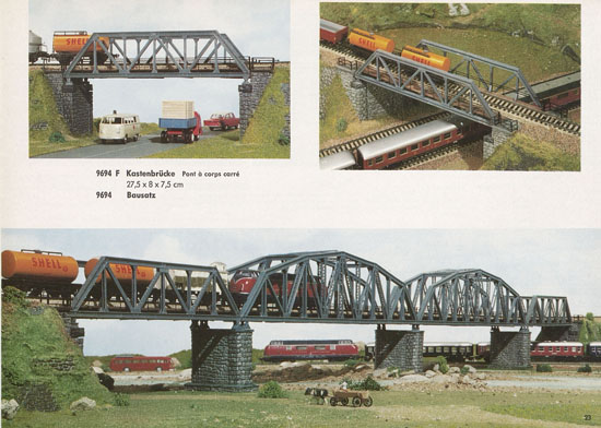 Kibri Katalog Modellbahn-Zubehör 1964