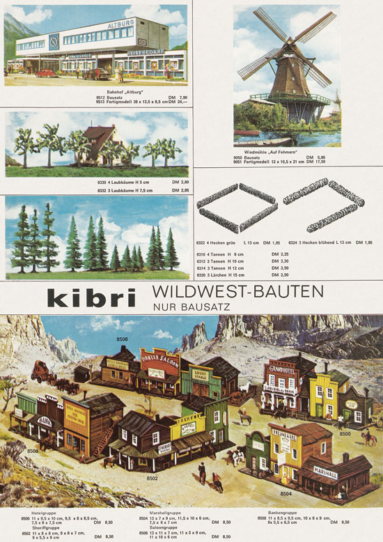 Kenner kaufen Kibri 1968