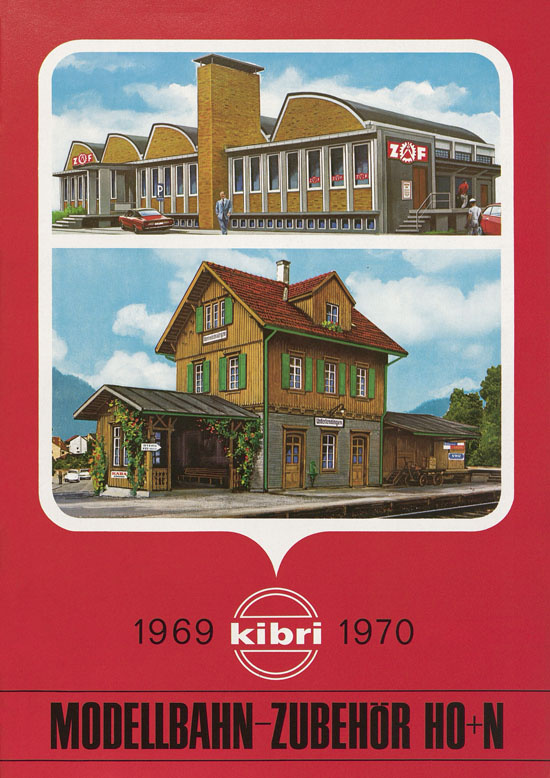 Kibri Katalog Modellbahn-Zubehör 1969-1970