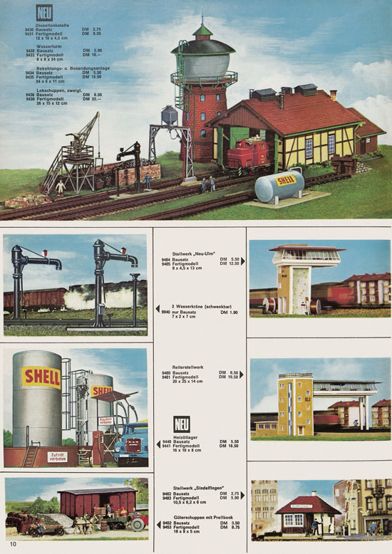 Kibri Katalog Modellbahn-Zubehör 1970-1971