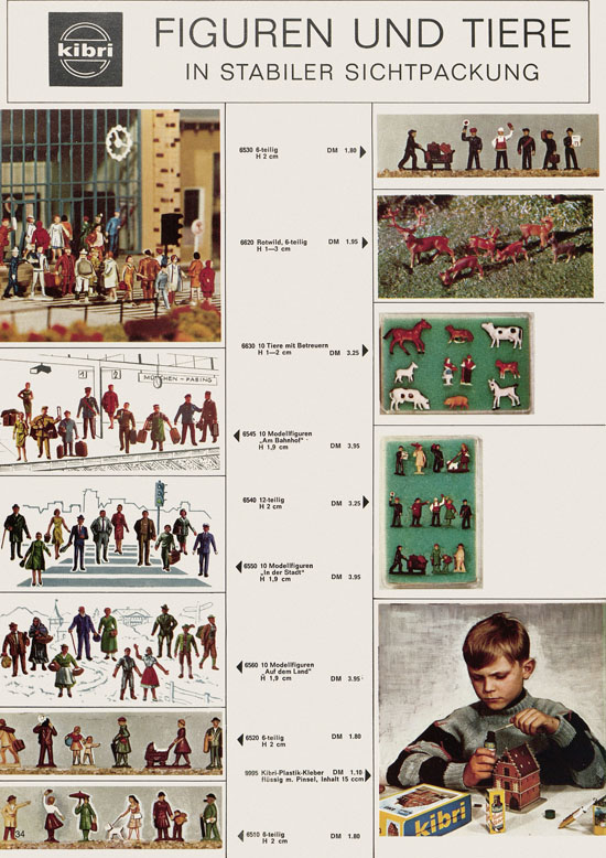 Kibri Katalog Modellbahn-Zubehör 1970-1971