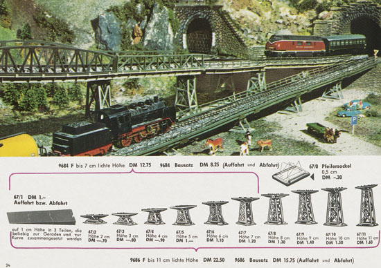 Kibri Katalog Modellbahn-Zubehör Spur H0 1963