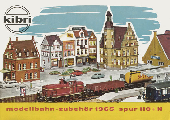 Kibri Katalog Modellbahn-Zubehör Spur H0 + N 1965