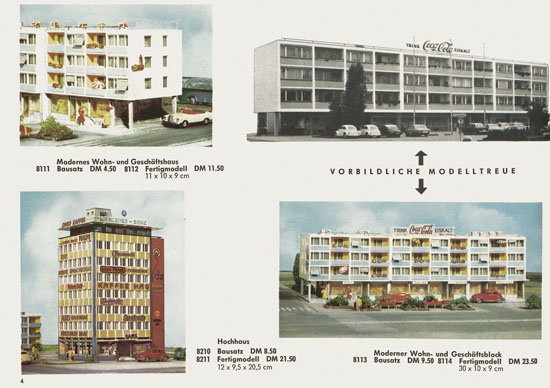 Kibri Katalog Modellbahn-Zubehör Spur H0 + N 1965