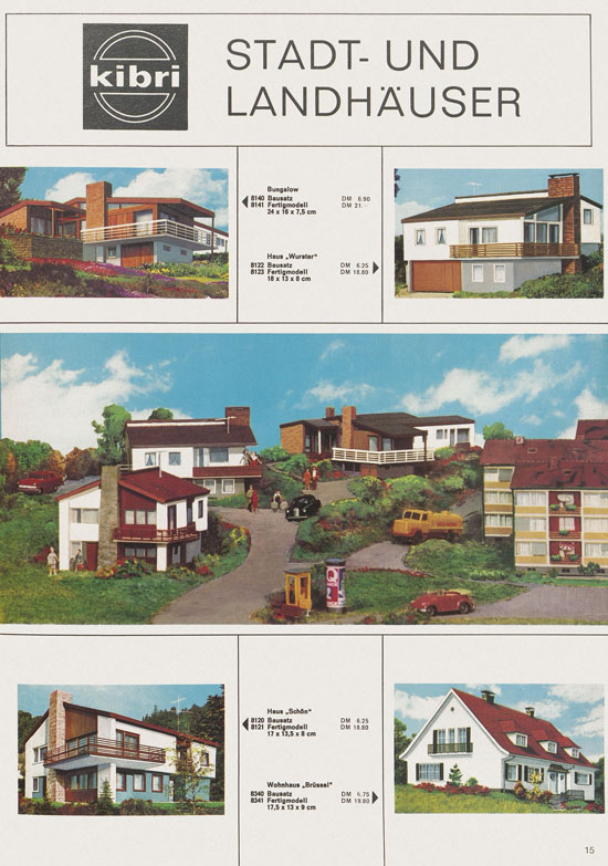 Kibri Katalog Modellbahn-Zubehör 1971-1972