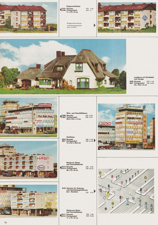 Kibri Katalog Modellbahn-Zubehör 1971-1972