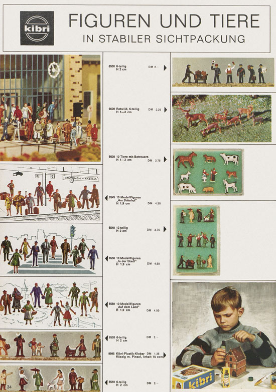 Kibri Katalog Modellbahn-Zubehör 1971-1972