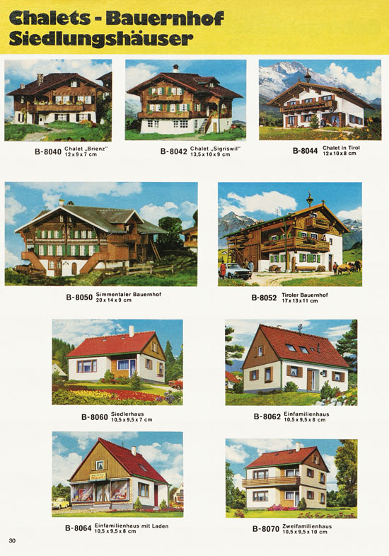 Kibri Modellbahn-Zubehör H0 + N Katalog 1974-1975