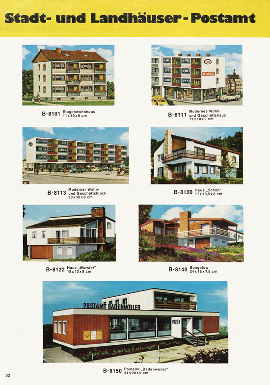 Kibri Modellbahn-Zubehör H0 + N Katalog 1974-1975