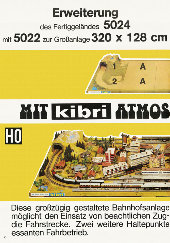 Kibri Modellbahn-Zubehör H0 + N Katalog 1975-1976