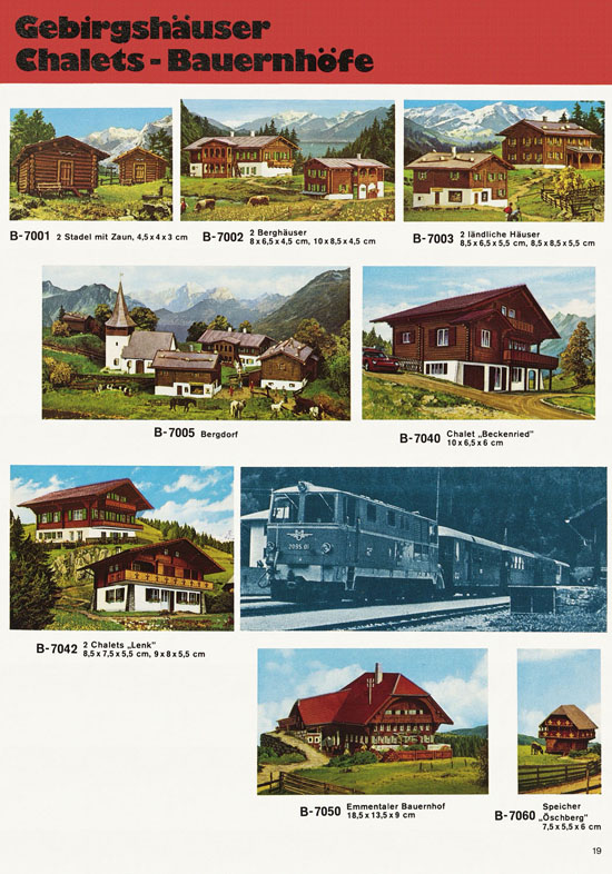 Kibri Modellbahn-Zubehör H0 + N Katalog 1975-1976