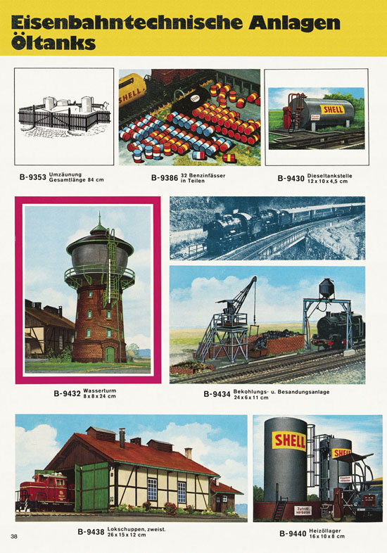 Kibri Modellbahn-Zubehör H0 + N Katalog 1975-1976