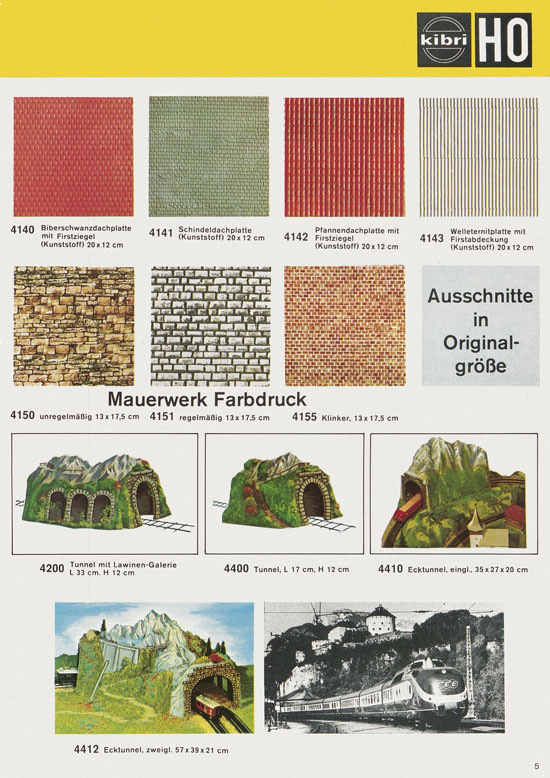 Kibri Katalog Modellbahn-Zubehör 1978-1979