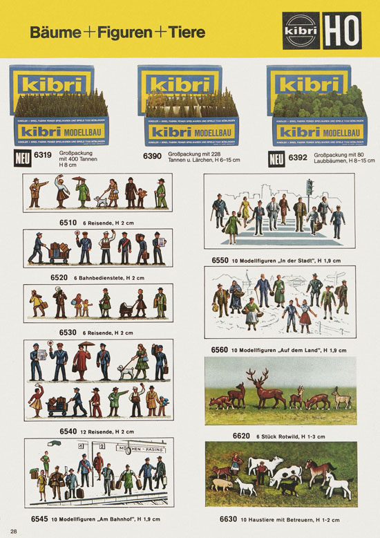 Kibri Katalog Modellbahn-Zubehör 1978-1979