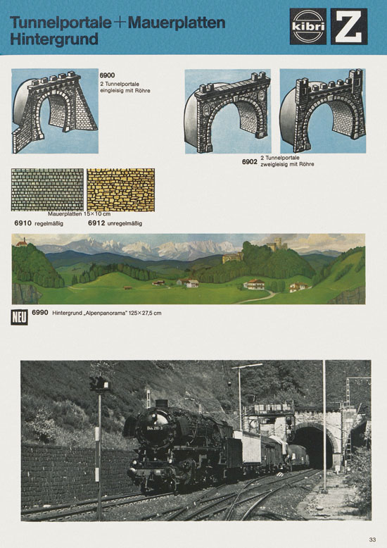 Kibri Katalog Modellbahn-Zubehör 1978-1979