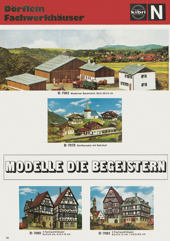 Kibri Katalog Modellbahn-Zubehör 1978-1979