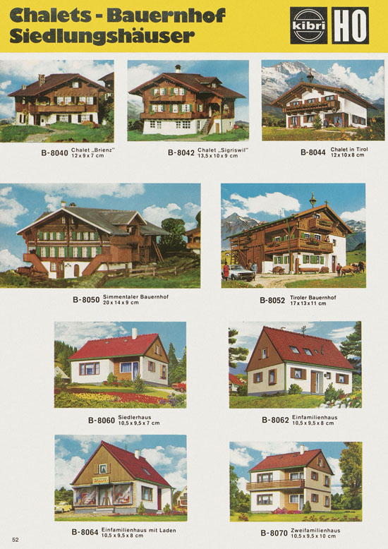 Kibri Katalog Modellbahn-Zubehör 1978-1979