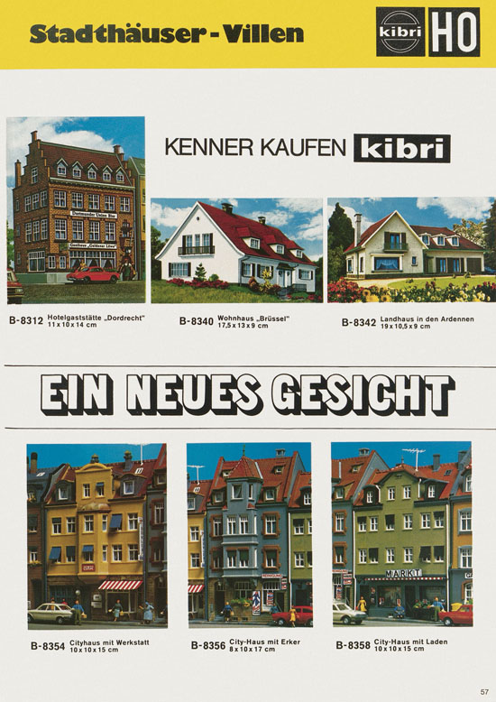 Kibri Katalog Modellbahn-Zubehör 1978-1979