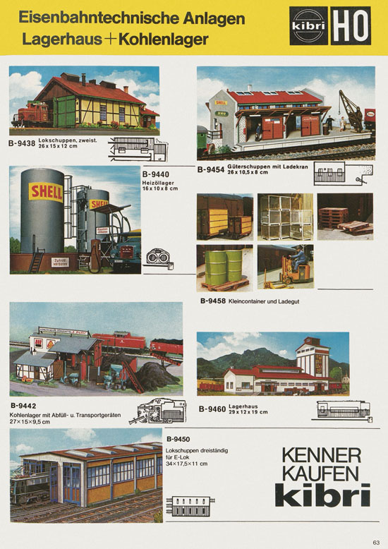 Kibri Katalog Modellbahn-Zubehör 1978-1979