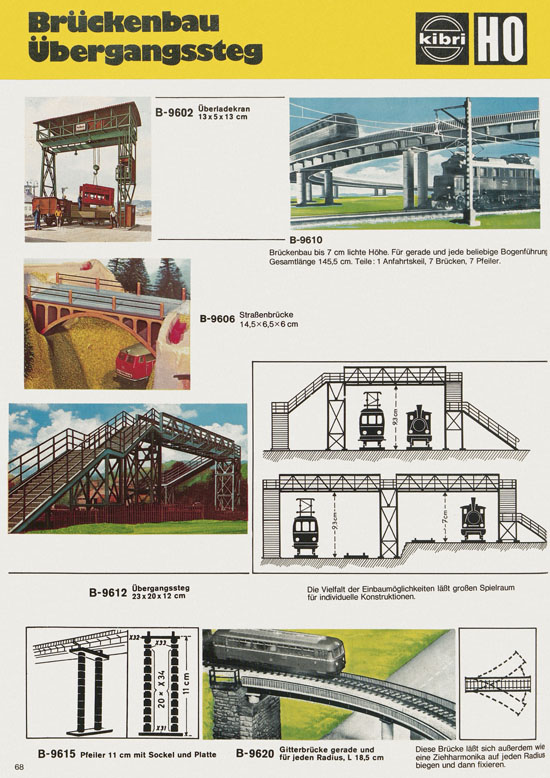 Kibri Katalog Modellbahn-Zubehör 1978-1979