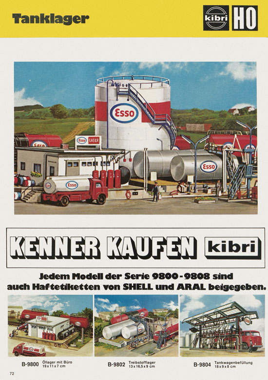 Kibri Katalog Modellbahn-Zubehör 1978-1979