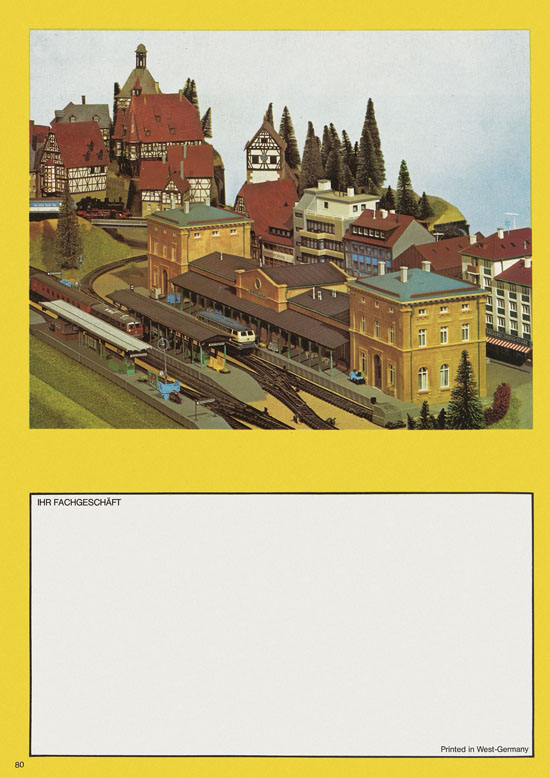 Kibri Katalog Modellbahn-Zubehör 1978-1979